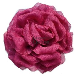 Brosa si clema pentru par sau vestimentar TRD012CC Trandafir Fuchsia